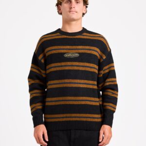 Mens Striperstand Crew Neck
