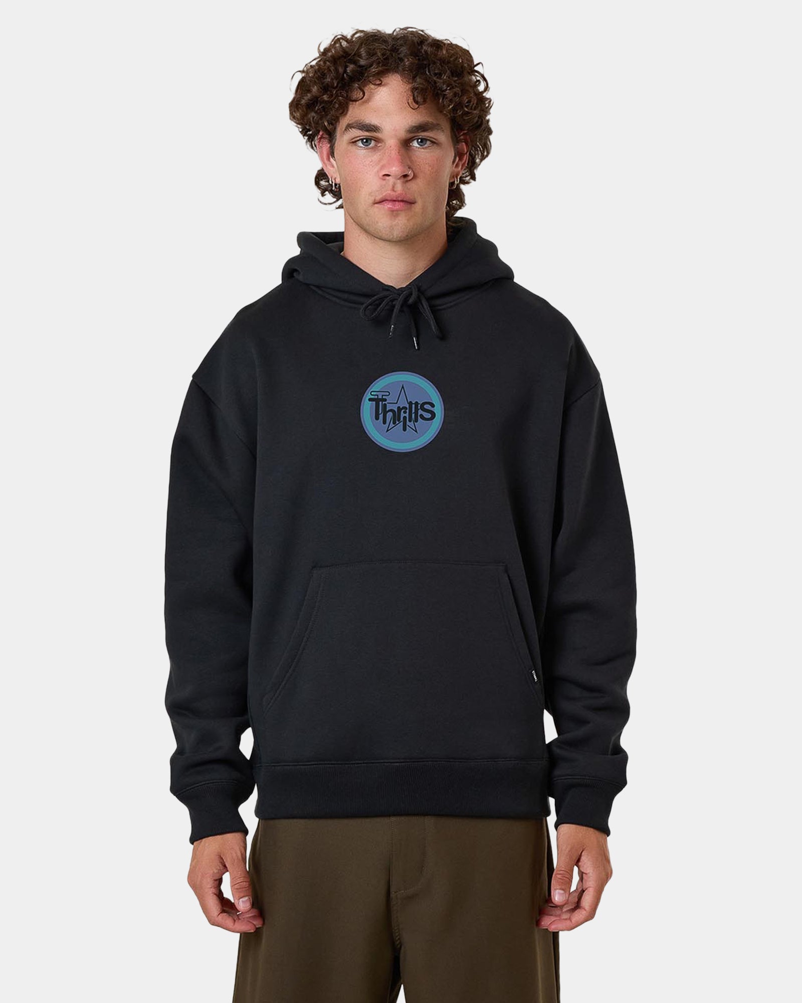 Mens Super Blast Slouch Pullover Hoodie