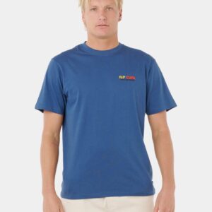 Mens Surf Revival Lined Up T-Shirt