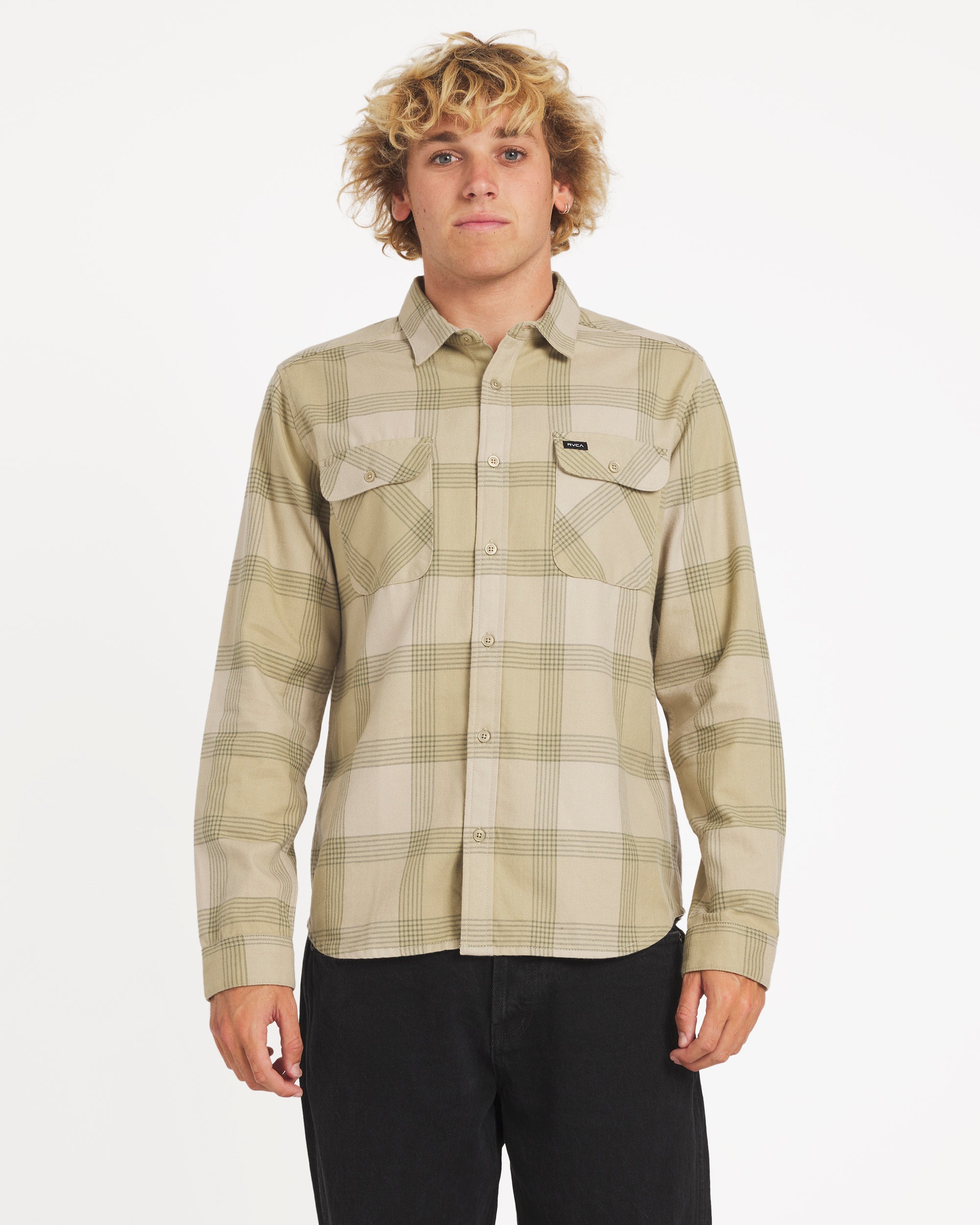 Mens Thatll Work Flannel Long Sleeve Shirt