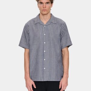 Mens Thrills Gardens Stripe Short Sleeve Shirt Mens Thrills Gardens Stripe Short Sleeve Shirt
