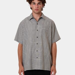 Mens Thrills Union Check Short Sleeve Shirt Mens Thrills Union Check Short Sleeve Shirt
