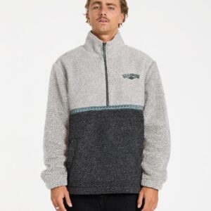 Mens Tombstone Mock Neck Fleece Top