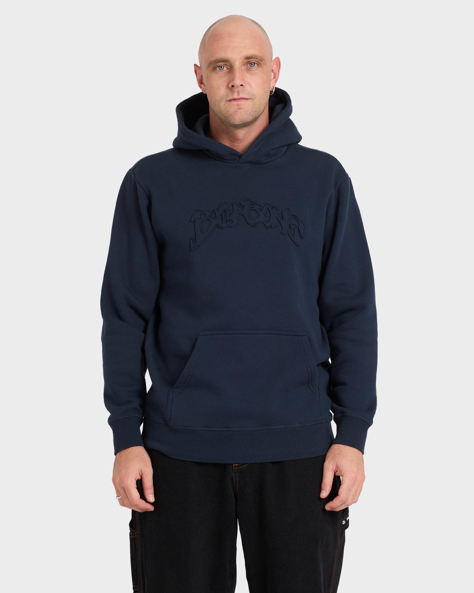 Mens Tonal Boss Pop Pullover Hoodie