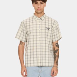 Mens Touch The Sky Check Short Sleeve Shirt