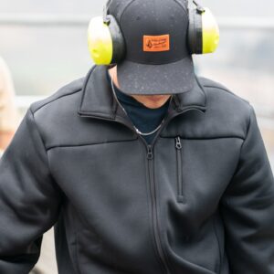 Mens Volcom Workwear Bonded Fleece Jacket