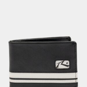 Mens White Lines Leather Wallet