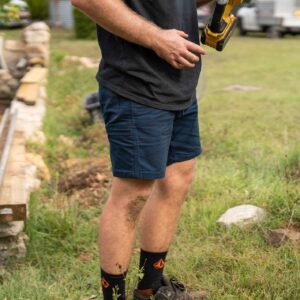 Mens Workwear Caliper Elastic Waist Walkshorts