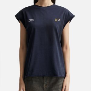 Navy Muscle Tank Top