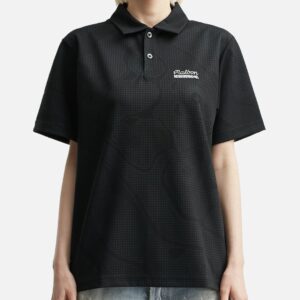 NH x Malbon Golf . Course Camo Pattern Polo Short Sleeve