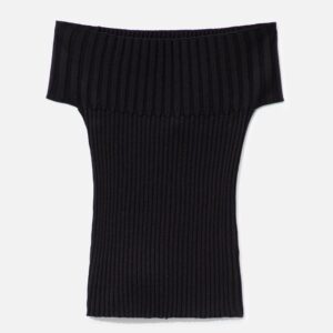 Off Shoulder Rib Top
