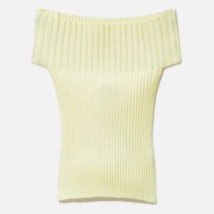 Off Shoulder Rib Top