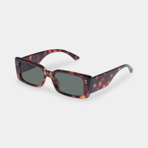 ORION DARK TORT GREEN MONO SUNGLASSES