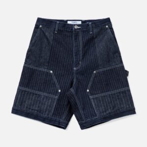 Patchwork Double Knee Shorts Rinse
