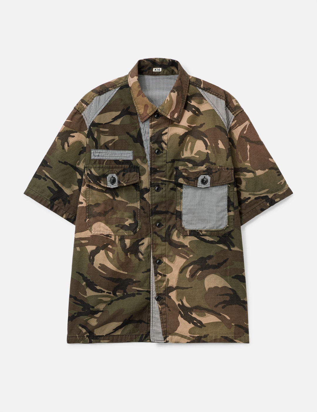 Patchworked Camo Shirt