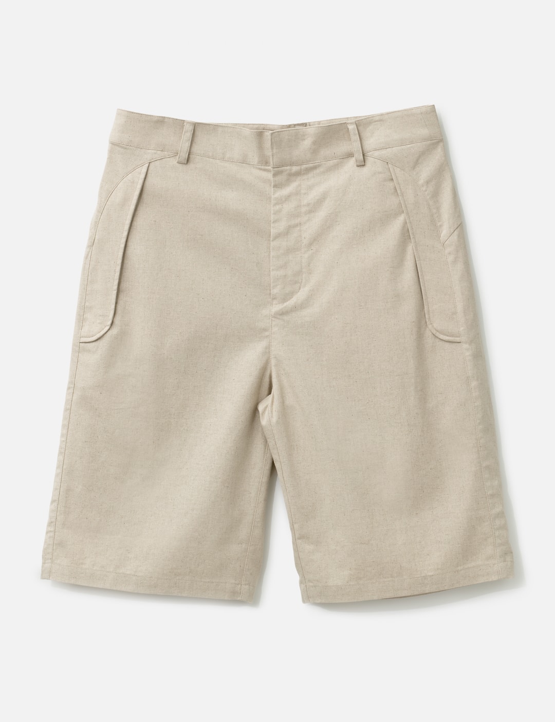 Path Linen Cotton Mixed Shorts