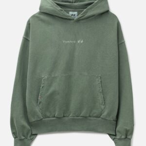 Pigment Dyed Green Icon Hoodie