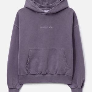Pigment Dyed Purple Icon Hoodie