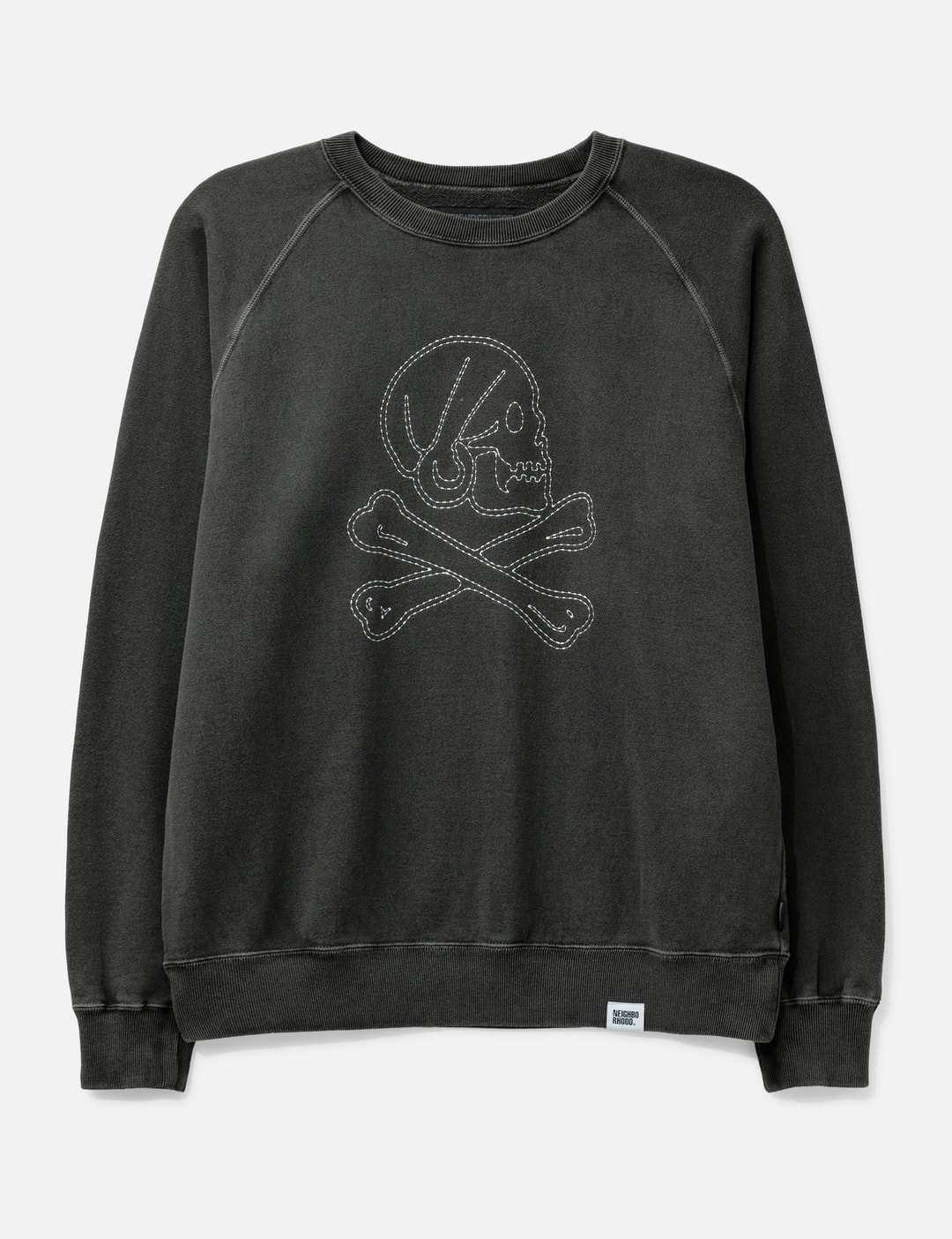 Pigment Dyed Sweat Shirt Long Sleeve