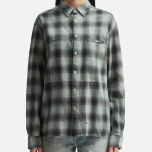 Plaid Panel Shirt