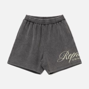Represent Owners Club Script Mesh Shorts