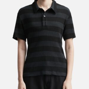 Ribbed Polo Top Ribbed Polo Top