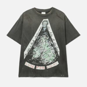 Saint Michael × Jamie Reid Vote For Light Short Sleeves T-Shirt