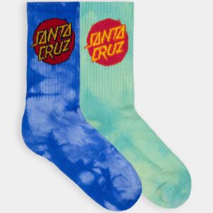 Scratched Dot 2 Pack Crew Socks