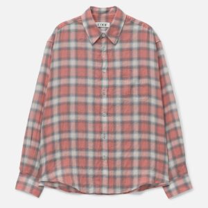 Seersucker Ombre Checkered Shirt