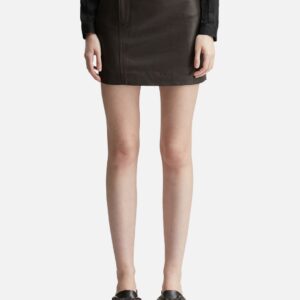 Sia Leather Skirt