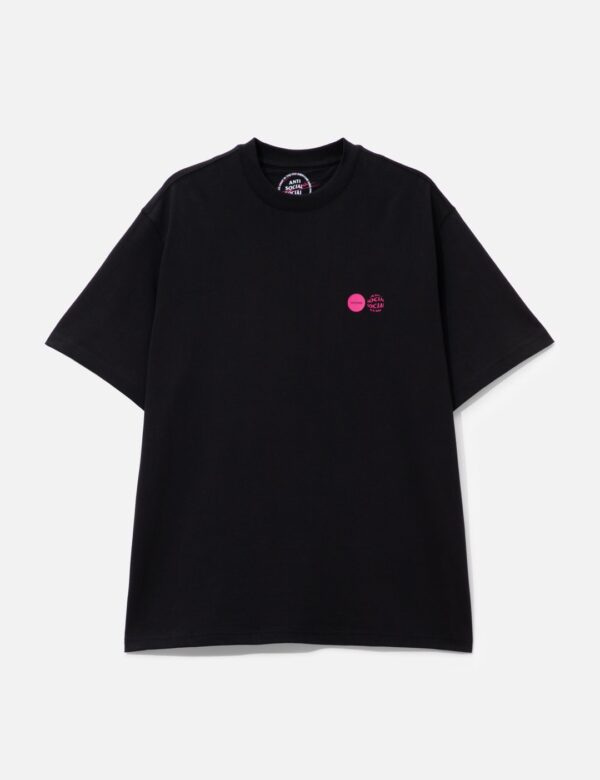 SONGZIO X ASSC Wave Logo Short Sleeves T-Shirt in Black