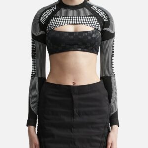 Sport Shrug Longsleeve Black & White