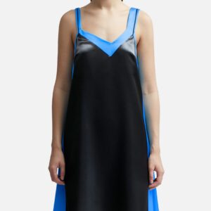 Strappy Dress In Technical Satin