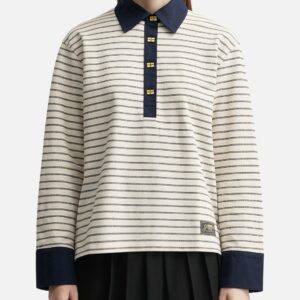 Striped Cotton Polo