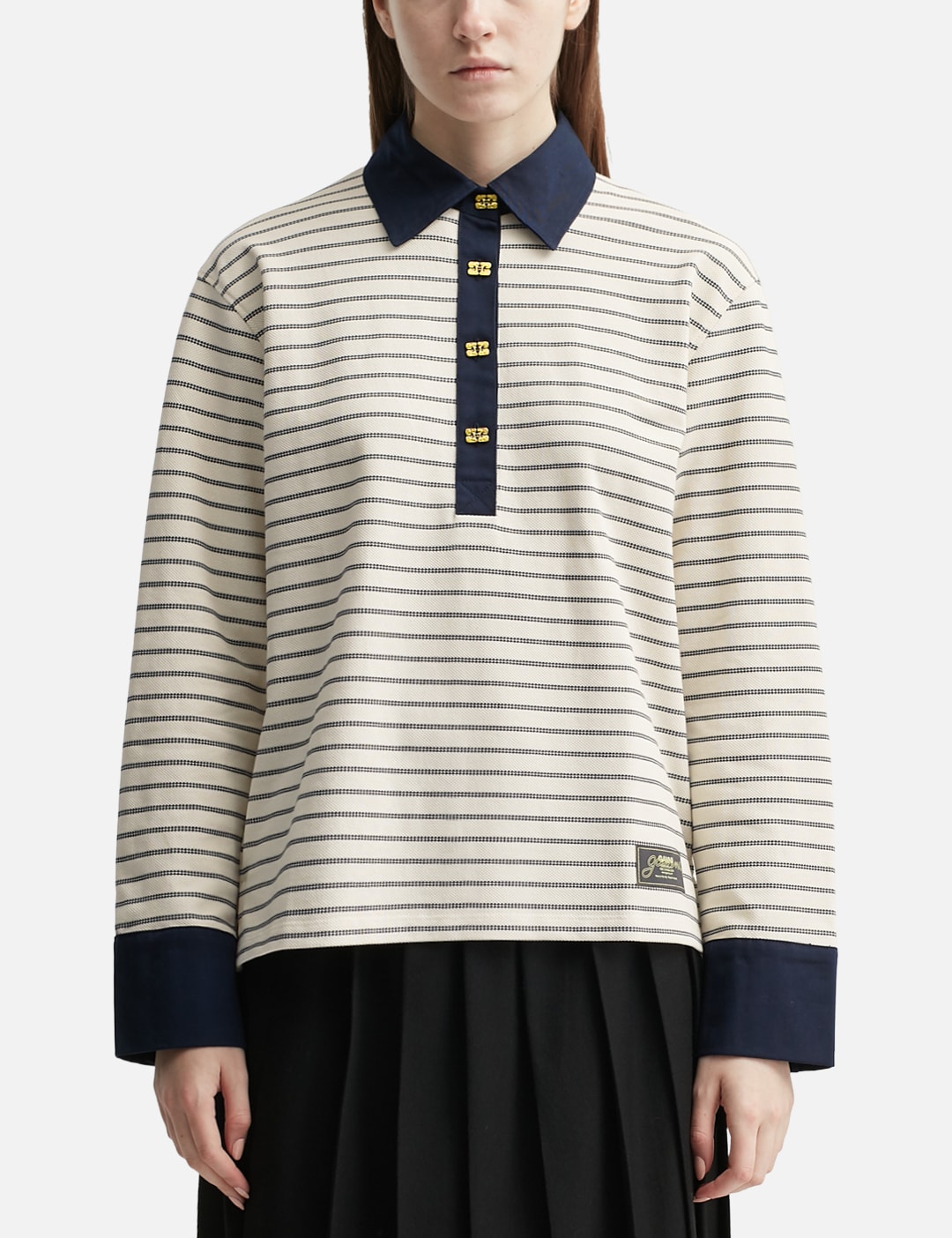Striped Cotton Polo