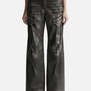 Swamp Faux Leather Pants