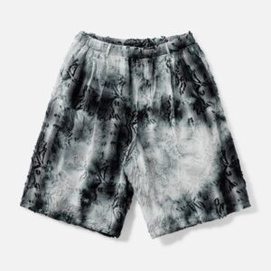 Tie-Dye Check Short Pants