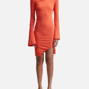 Twisted Longsleeve Mini Dress