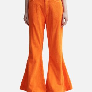 UNISEX CORDUROY FLARED PANTS WOVEN