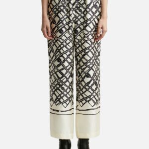 UNISEX SILK LABYRINTH PANTS