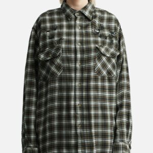 Upcycled Parachute Flannel Shirt