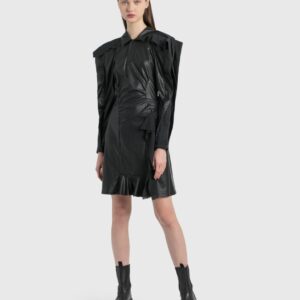 Vegan Leather Dress