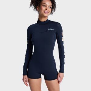 Womens 2mm Swell Back Zip Natural Long Sleeve Springsuit Womens 2mm Swell Back Zip Natural Long Sleeve Springsuit