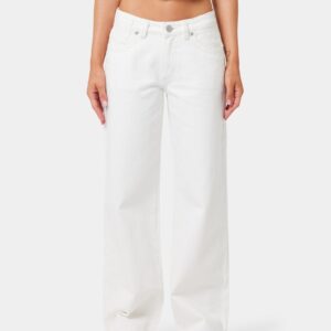 Womens A Brand x Rip Curl Baggy White Wash Pants