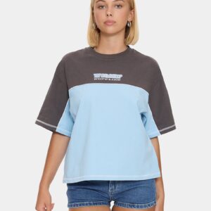 Womens Belter Panelled Box Fit T-Shirt Womens Belter Panelled Box Fit T-Shirt