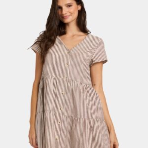 Womens Braith Stripe Dress