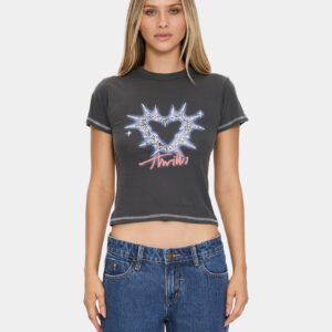 Womens Burning Hearts T-Shirt