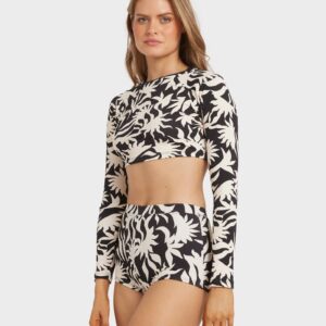 Womens By My Side Cropped Rash Vest