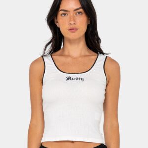 Womens Cassian Ribbed Scoop Neck Tank Top Womens Cassian Ribbed Scoop Neck Tank Top