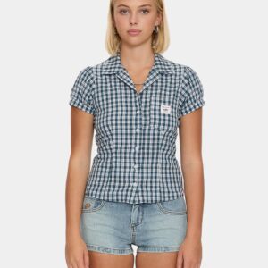 Womens Checkmate Baby Short Sleeve Shirt Womens Checkmate Baby Short Sleeve Shirt